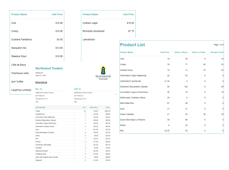 Design Dynamic Report Layouts