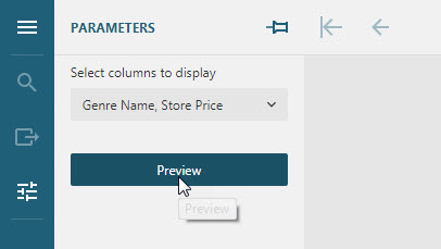 Parameters pane