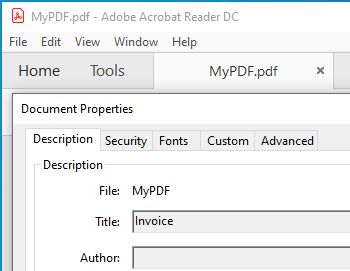 An examplle of adding metadescriptions