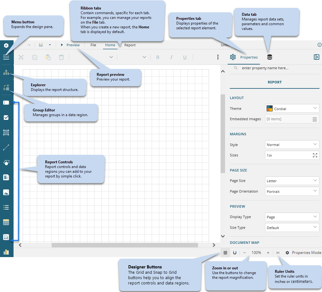 Web Designer Interface Elements