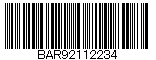 Code39x barcode
