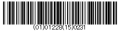 EAN128FNC1 barcode