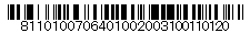 RSSExpanded (GS1 DataBar Expanded) barcode
