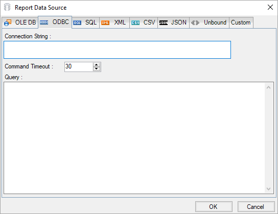 Connect to an ODBC Data Provider