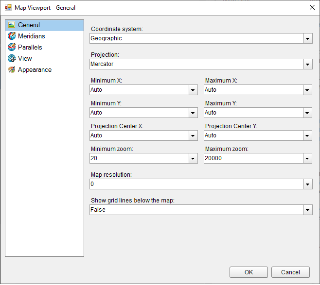 MapViewport Dialog