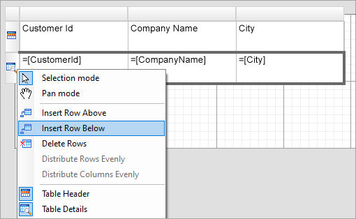 Table Bound to Nested Dataset