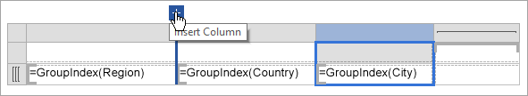 Group Number in Tablix data region