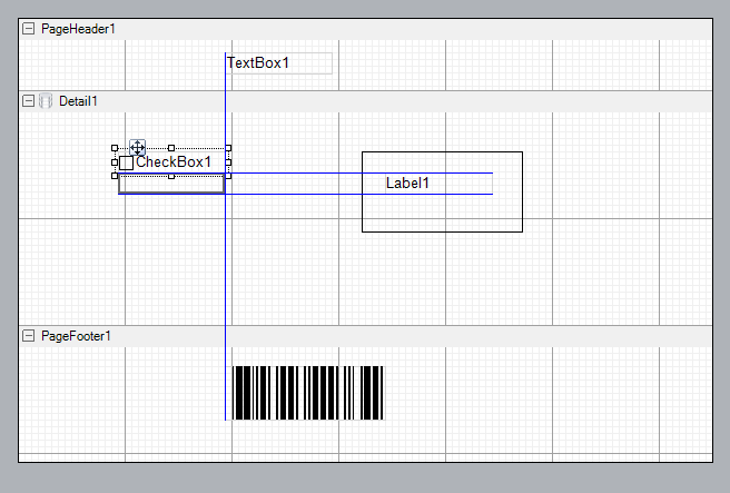 Snap lines in ActiveReports Designer