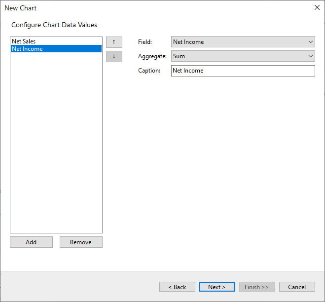 Choose ActiveReports Chart Query and Plot