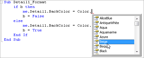 Intellisense support in scripting