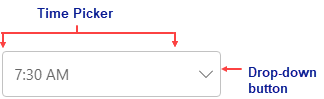 Elements in TimeEditor control