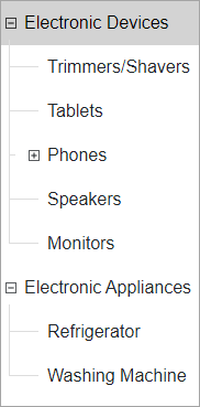 Custom icons for exapnd button and checkboxes