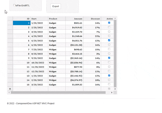 FlexGrid Export with RTL content