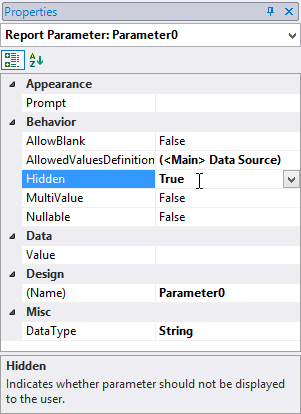 Passing parameters