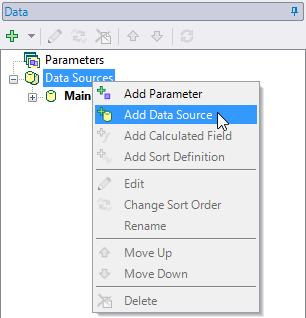 Add Multiple data source