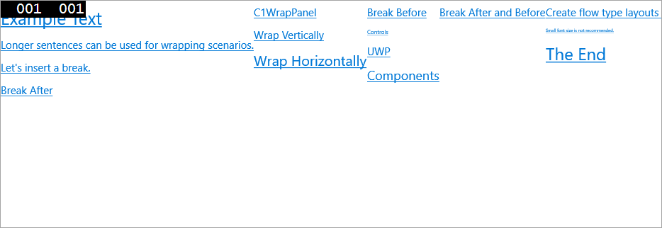 Step 3 of 3: Running the Application | ComponentOne Basic Library for UWP