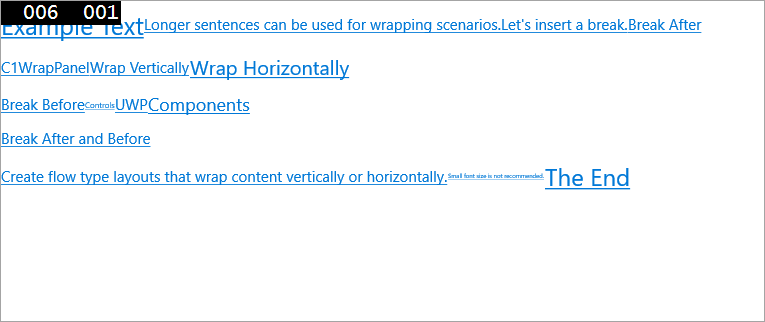Step 3 of 3: Running the Application | ComponentOne Basic Library for UWP