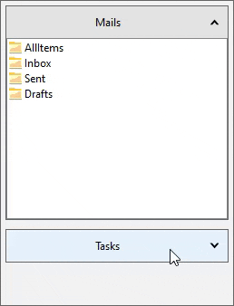 WinForms Accordion with ListView