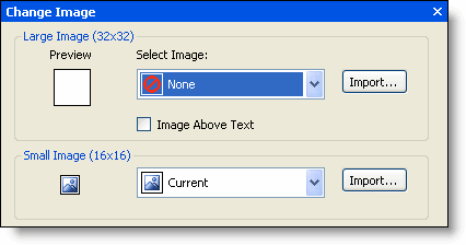 Change Image dialog box