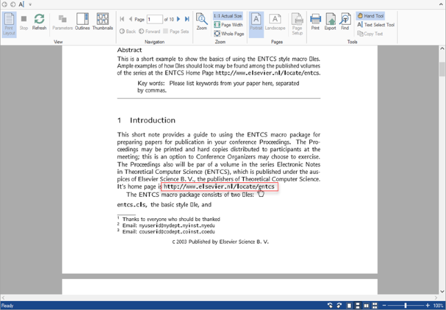 hyperlink in pdf using Flexviewer