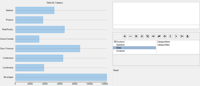 Expression Editor FlexChart