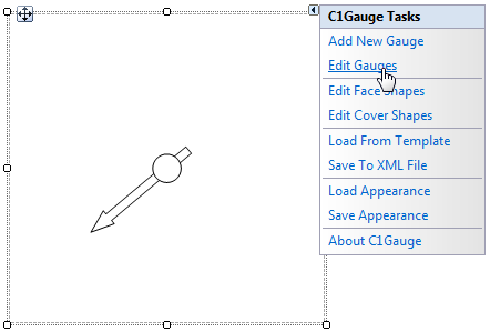 C1Gauge Tasks menu