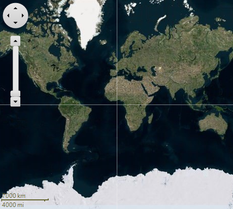 Map snapshot with virtualearthaerial source