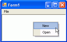 Context menu