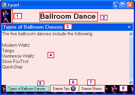 Labelled docking tab