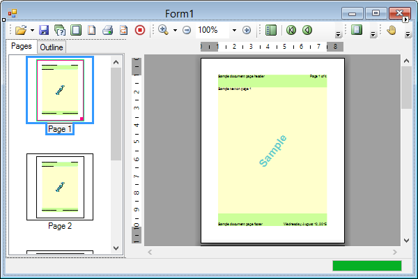 Step 2 of 4: Setting Up the Form and Controls | Reports for WinForms ...