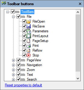 Main Menu Floating Toolbar | Reports for WinForms | ComponentOne