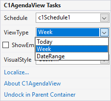 Agenda View Type