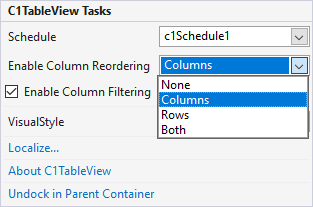 Enable Column Reordering