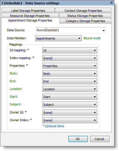 Data Source Settings