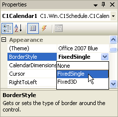 BorderStyle property