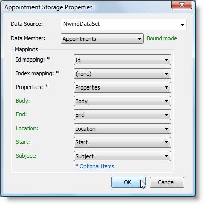 Set Appointment Mappings