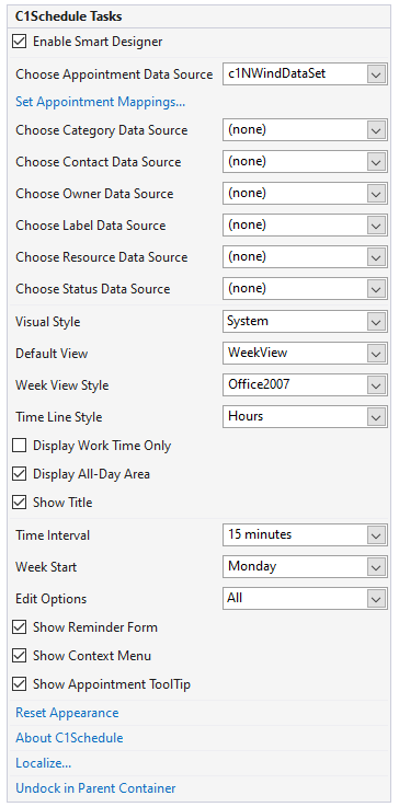 C1Schedule Tasks