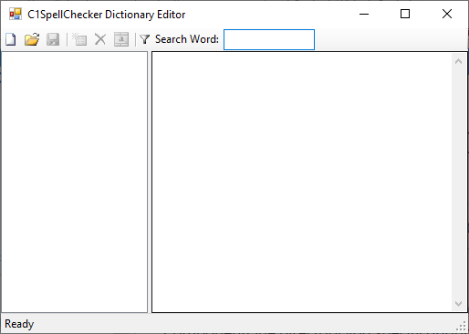 Dictionary Editor