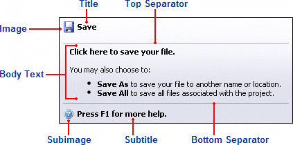 Labelled image showing tooltip elements.