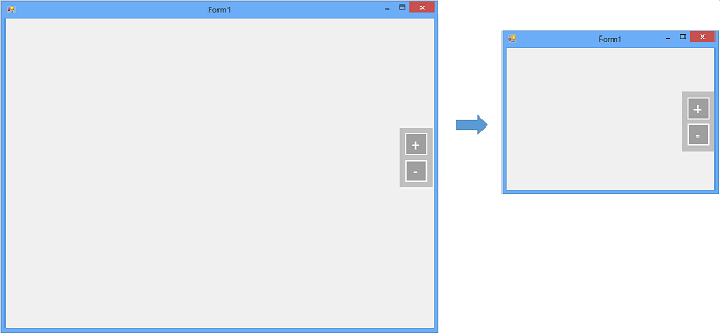 setting the control bar position