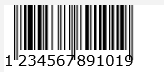 Barcode encoding type