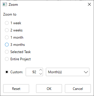 Zoom Dialog