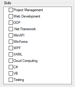 C1Checklist Control