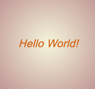 Image with 'Hello World' text created in GcImaging