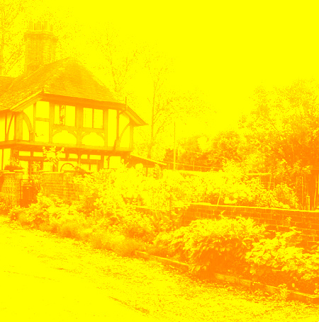 Image of the house after applying temperature and tint effect
