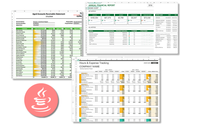 Generate, Load, Modify, & Save Excel Files using Java