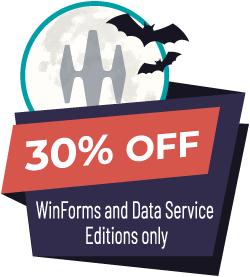 30% Off WinForms and Data Services Edition