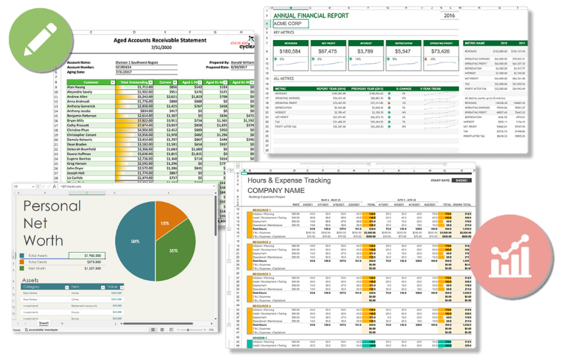 C# Excel Data Visualization Features