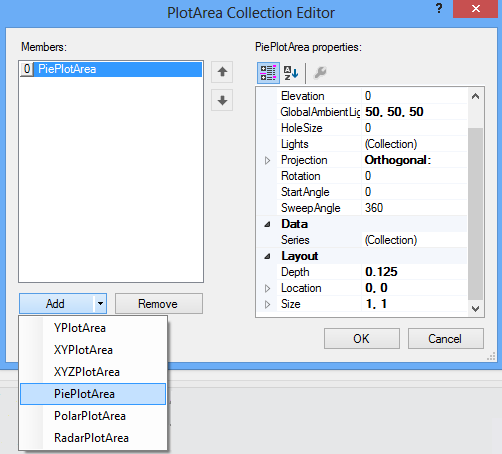 Plot Area Collection Editor