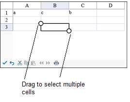 Selection gripper: multiple cells